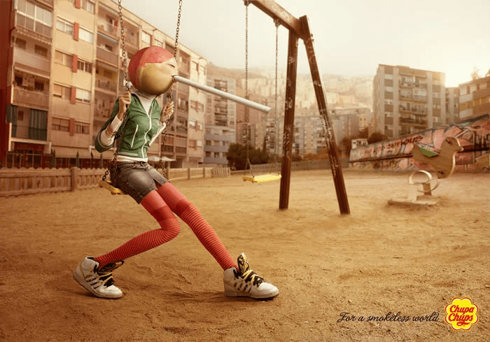 Реклама чупа-чупса показывает, как сделать мир слаще